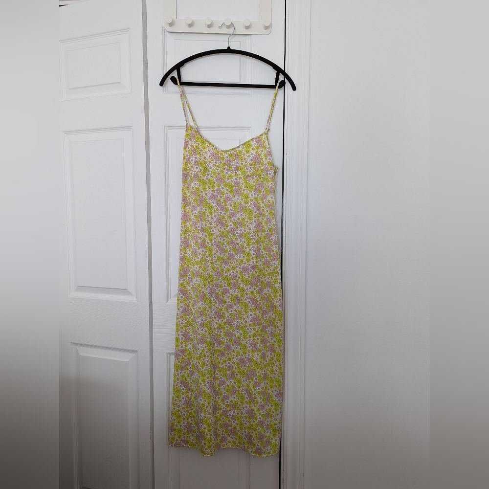 Zara floral maxi dress